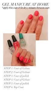 (if you don't have a buffing block, you can use a nail file very gently to achieve the same matte look, amy adds.) apply two coats of color base, then one top coat. How To Get A Perfect Gel Manicure At Home Without Uv Light Honey We Re Home
