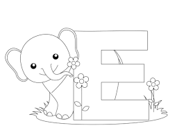 Free Printable Alphabet Coloring Pages For Kids Best Coloring Pages For Kids Abc Coloring Pages Elephant Coloring Page Animal Alphabet Letters