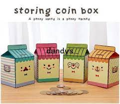 You can add vinyl words to the front or back of your frame to add another layer to your whole diy shadow box bank. 2021 New Creative Milk Diy Storing Coin Box Piggy Bank Money Saving Box Multifunction Wholesale From Dandys 19 48 Dhgate Com