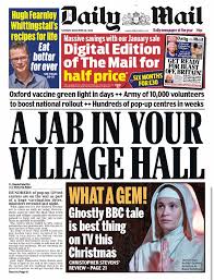 Here is today's front page of the daily mail with the shock news that people from the eu who have lived here for more than 5 years will be allowed to stay here and use the country's schools and health service and everything. Daily Mail Front Page 28th Of December 2020 Today S Papers