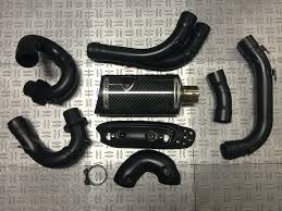 There is nothing wrong with getting your hands dirty. Shift Tech Carbon Slip On With Ceramic Coated Headers Ducati Scrambler Forum