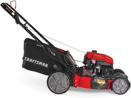 Sear craftsman parts available online and ready to ship direct to your door. Amazon Com Craftsman M275 159cc 21 Inch 3 In 1 High Wheeled Self Propelled Fwd Gas Powered Lawn Mower With Bagger Red Garden Outdoor