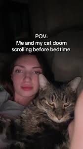 Cat Doom Scrolling