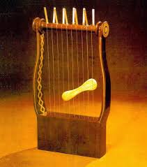 Psalteron Harp Made Of Wood With Ten Strings Heighth 90 Cm Gaza 6th Century Bce Reconstructed According To Ancient Musical Instruments Ancient Music Harp