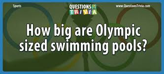 The next time you find yourself watching a women's swimming event, keep an eye out for these fierce manicures. Question How Big Are Olympic Sized Swimming Pools