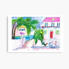 Rocks and cliffs form a key part of landscape painting, but many people seem to struggle with painting them. Key West Canvas Prints Redbubble