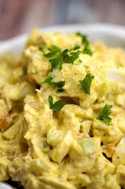 Low Carb Curried Egg Salad Recipe Low Carb Curry Curry Egg Salad Curried Egg Salad Recipe