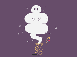 Late Ghost Cool Animated Gifs Happy Gif Halloween Logo