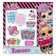 Munecas l o l juego de la maquina tragamonedas totoykids ninos. Set Multi Juegos 7 En 1 Lol Surprise