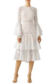 White Lace Luxe Dress By Alexis For 130 140 Rent The Runway Dresses White Lace Womens Dresses