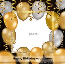 Next, think about the person's likes and hobbies to help you choose a also, make sure to personalize the card by adding the person's name and a personal note or wish for them. Popular Birthday Wishes Greeting Card With Name And Photo Birthdayphotoframes Com