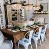 Tips for setting a rustic dining room. 3