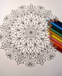 Mindfulness mandala flower coloring pages. A Mandala Pdf Digital Download Coloring Page Movement
