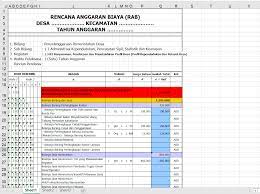 Contoh format rab pembangunan dan pengembangan paud/tk (format rab desa). Download Rab Profil Desa Format Excel Penyusunan Pendataan Dan Pemutakhiran Profil Desa Asdar Id