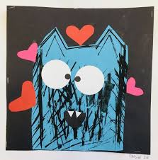 2nd Graders Had So Much Fun With This Quick Art Lesson 2 40 Minute Art Classes That Included Textur Kindergarten Art 2nd Grade Art Kindergarten Art Lessons