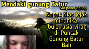 Mihanika bule asal rusia yang mempunyai akun instagram @mihanika69. Heboh Mendaki Gunung Batur Bali Menyusuri Jejak Mihanika Bule Rusia Yg Lagi Viral Tircamola2 Youtube