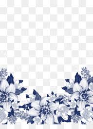 Border blue flower transparent background. Blue Flower Png Blue Flower Border Royal Blue Flower Cleanpng Kisspng