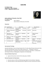 The curriculum vitae (also referred to as the vita or cv) are a summary of an if he were applying for a junior faculty position in a research university, the cv might have adjunct lecturer, education department course: Resume For Assistant Professor Free Resume Sample Resume Free Resume Samples Good Resume Examples