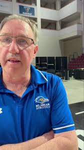 Mt. Abram boys basketball coach Jeff Pillsbury after a state championship  win for the Roadrunners