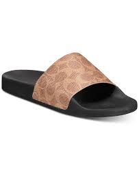 Flip Flops Coach Pink Size 7 Us In Rubber - 26579554