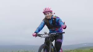 In the midnight sun, our riders ride all night. English Home Offroad Finnmark