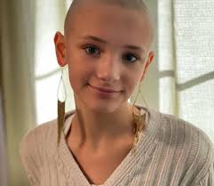 My daughter is an absolute force. In the midst of struggle she loves like  no one I have ever met. Yesterday she surprised us all by shaving her head  to show support