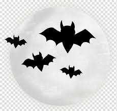 Halloween Large Moon With Bats Halloween Four Bat Silhouette And Moon Illustration Transparent Background Png Clipart Hiclipart I used to make bat silhouettes when i was a kid and hang them up everywhere. bats halloween four bat silhouette