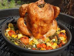 Grillhahnchen Mit Kartoffelspalten Und Gemischtem Gemuse Rezept Grillhahnchen Gemischtes Gemuse Hahnchen
