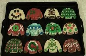 One of the benefits of remote work is that you don't have to get out of your sweats. Foodista Ugly Sweater Cookie Decorating Tutorial