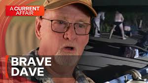 When Dave heard the screams of his neighbours being threatened and the bang  of a shotgun, he acted fast