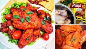 Ayam goreng mamak warna merah. Dengan 4 Bahan Sahaja Anda Dapat Menghasilkan Ayam Goreng Berempah Style Mamak Yang Cukup Sedap Jom Cuba Kongsi Resepi
