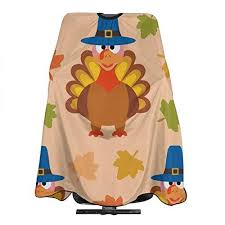 Maybe you would like to learn more about one of these? Happy Thanksgiving Turkey Salon Hair Cutting Cape Cloth Barber Hairdre Ninthavenue Europe