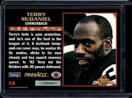 1993 Score #13 Terry McDaniel Pinnacle Men of Autumn