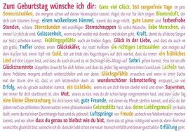 Zum Geburtstag Geburtstagswunsche Geburtstag Wunsche Geburt