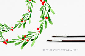 Download Christmas Wreath Clipart Graphic By Reddotshouse Creative Fabrica SVG Cut Files