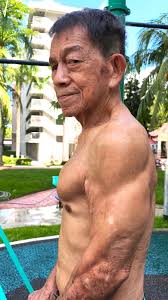 Got to be one of the best 75 year old triceps ever.