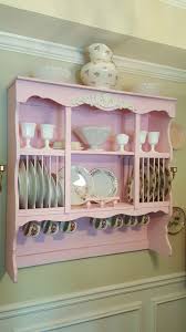 Diy Shabby Chic French Country Wall Mounted China Cabinet Done In Valpar Rosy Cheeks Pink Click For D Mobilya Dekorasyon Fikirleri Ev Dekorasyon Fikirleri