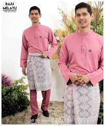 Abaya fesyen jubah terkini 2019; Nf Boutique Baju Melayu Sakura Warna Pink Belacan Facebook