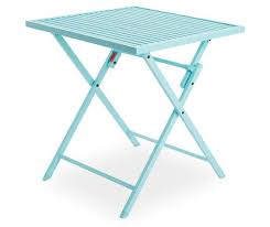 Wilson Fisher Aqua Slat Steel Folding Patio Table Big Lots In 2020 Patio Table Bistro Table Outdoor Diy Outdoor Furniture