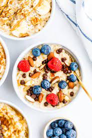 You won't even miss the added sugar, thanks to the addition of fresh sweet cherries and creamy almond butter, a top source of healthy fat and protein. How To Make Oatmeal 4 Flavor Variations Eating Bird Food