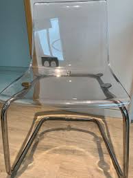Your search clear dining chairs ikea. Ikea Tobias Transparent Chair Moving Sale Furniture Tables Chairs On Carousell