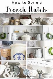 One of the more common kitchen ideas for farmhouse design is the use of grey shaker cabinetry. How To Style A Hutch With French Farmhouse Flair