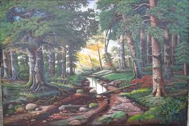 Hingga saat ini, gambar gunung masih jadi lukisan yang paling populer. 82 Terpopuler Lukisan Pemandangan Alam Hutan Gambar Pemandangan