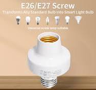 AICase Smart WiFi E27/E26 Light Socket, [2 Pack] Intelligent WLAN Home  Remote Control Light Lamp Bulb Holder Compatible with Alexa and Google ...