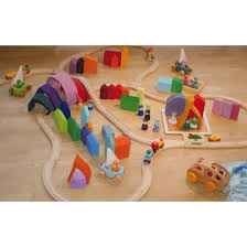 Grimms Building Set Small Houses Grimms Grimms Wooden Educational Toys Wooden Blocks Wooden Toys Online Natura Grimm S Toys Grimm Waldorf Inspired Toys