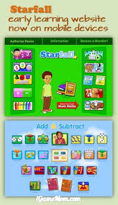Starfall Early Learning Website Now On Mobile Devices Kids App Early Learning Online Education