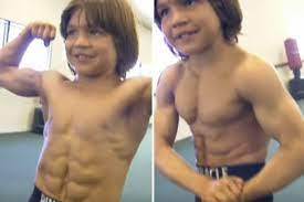 They love their belly shirts, and they have about 30 pair each. You Ll Never Guess What The World S Strongest Boy Looks Like Now Daily Star