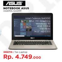 Selain itu, laptop asus juga tidak jarang dibanderol dengan harga yang terjangkau bahkan terbilang di pasaran indonesia laptop asus vivobook max x441ma dihargai sebesar 3,4 juta rupiah. Promo Harga Asus Laptop Terbaru Minggu Ini Hemat Id