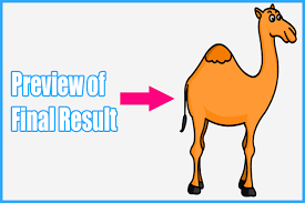 Click here to save the tutorial to pinterest! Drawing Course For Beginners How To Draw A Cartoon Camel Easy