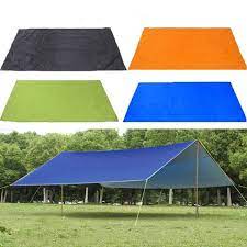 210x300cm Outdoor Camping Tent Sunshade Rain Sun Uv Beach Canopy Awning Shelter Beach Picnic Mat Ground Pad Beach Canopy Pool Shade Rain Shelter